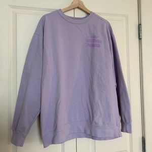 “Don’t trip over what’s behind you” Crewneck All things Lily Ann